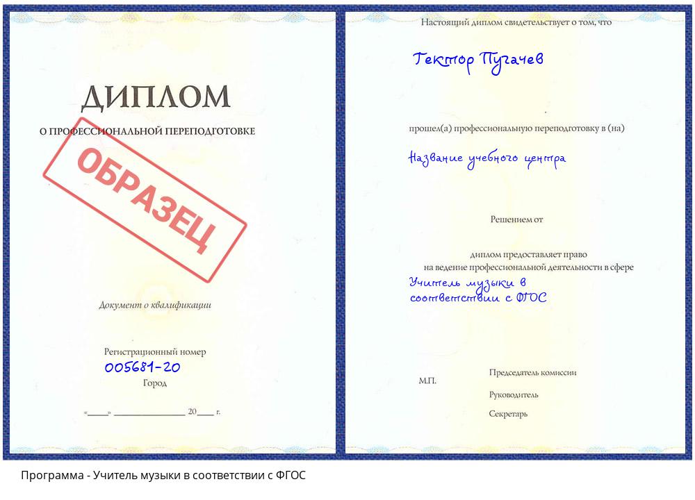 Учитель музыки в соответствии с ФГОС Зеленодольск
