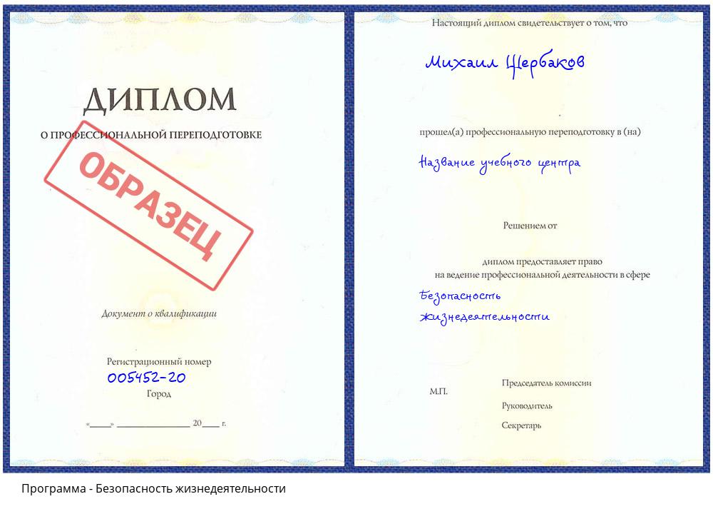 Безопасность жизнедеятельности Зеленодольск