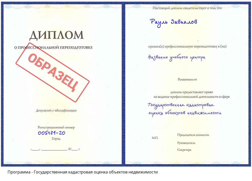 Государственная кадастровая оценка объектов недвижимости Зеленодольск